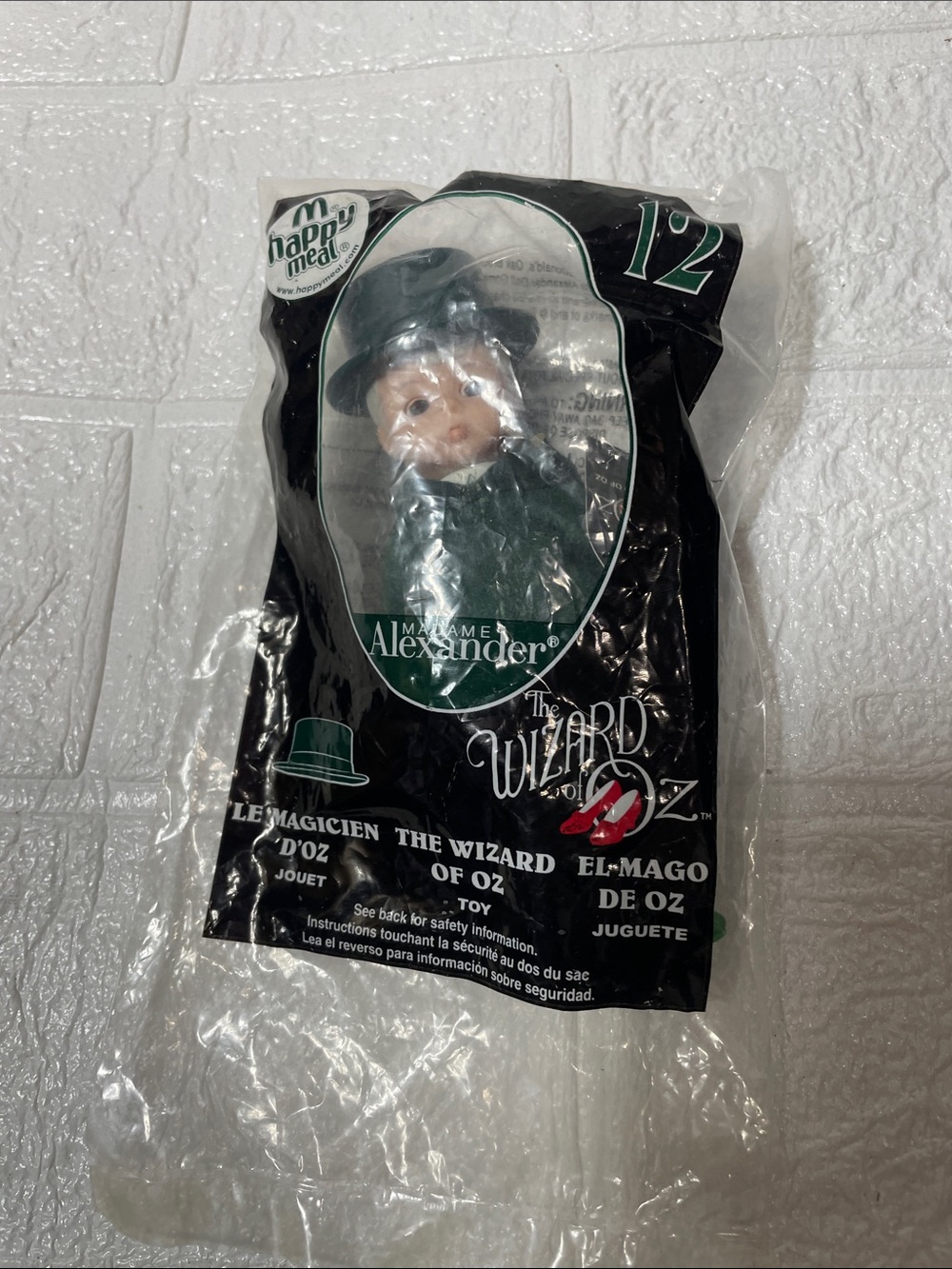 NWT Madame Alexander The Wizard of Oz #12 McDonald's Toy NIP Sealed 2008 Vintage - Picture 2 of 6